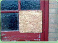boarded up Waltham Cross